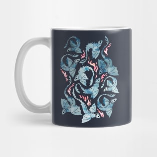 Dragon fire dark blue Mug